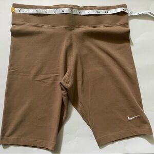 Nike Tan Athletic Biker Shorts